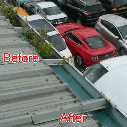 Gutter cleaning